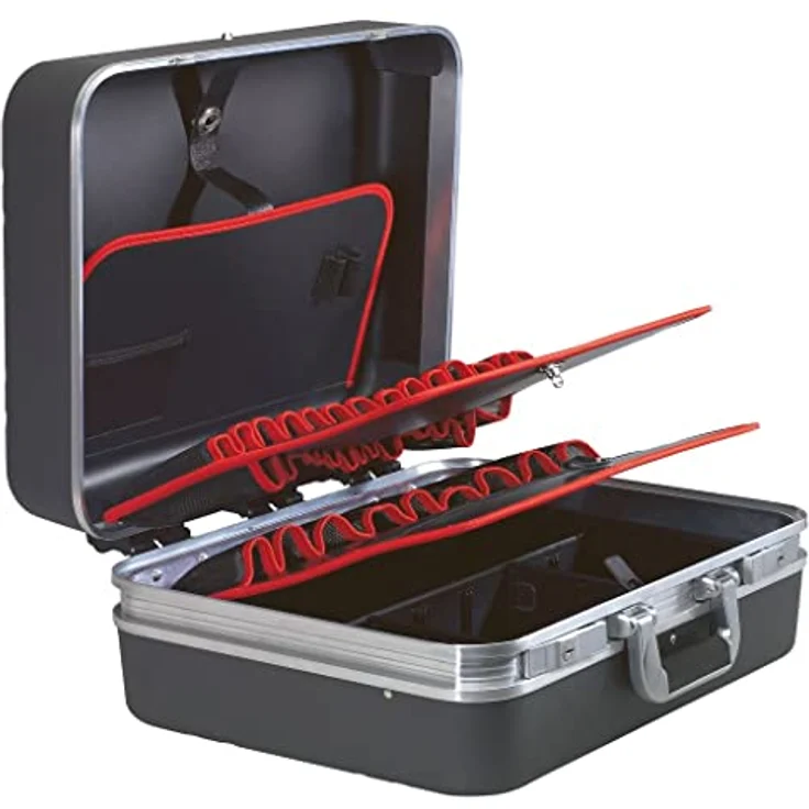 Facom Werkzeugkoffer BV.51A ''Techniker'', Kunststoff, 486 x 430 x 205 mm, 8 Halterungen, abschließbar, stoßfest – Bild 4