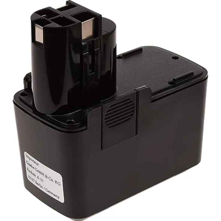 akku-net Akku für Bosch Typ 2607335037, NiMH 9,6V, 2000mAh, schwarze Bauweise, robust und kompatibel
