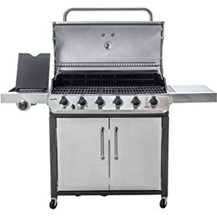 Char-Broil 640 S XL Convective Gasgrill, 6 Brenner, Edelstahl, mit Seitenbrenner, mit Grillrost – Bild 3