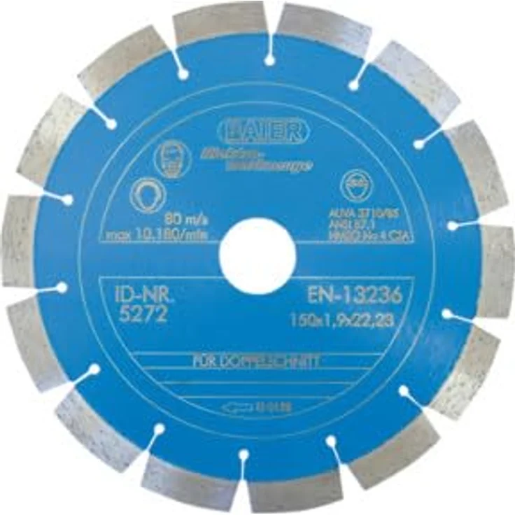 BAIER Diamantscheibe (blau) Ø150x22 mm für Beton – Bild 3