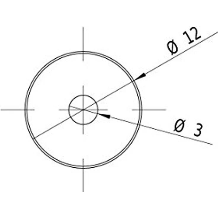 LASERFUCHS Punktlaser, grün, 532 nm, 1 mW, 3 V DC, Ø12x60 mm, Laserklasse 2, Fokus kollimiert, Kabellänge 100 mm - 70105612 – Bild 5
