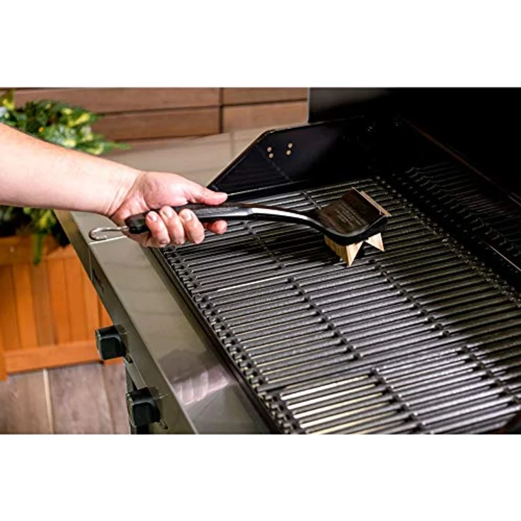Char-Broil Ersatzbürstenkopf Hot-Clean, passend für Grillbürste Cool-Clean Premium, Zedernholz für heiße Grillroste – Bild 6