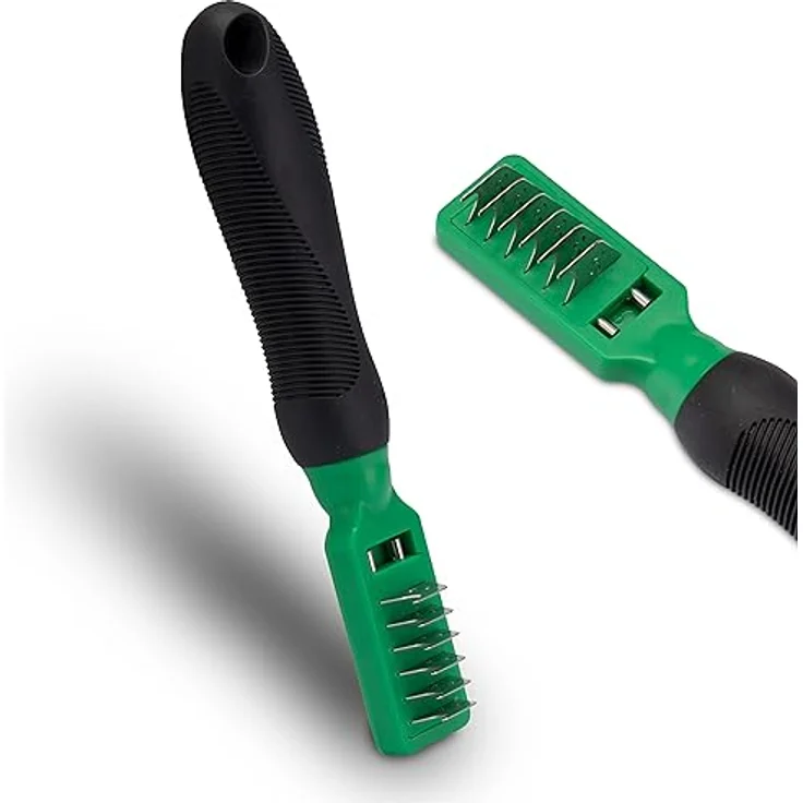 FinoPet Entfilzungsbürste, Entfilzungsmesser, Entfilzungskamm für Hunde und Katzen, Hundebürste/Katzenbürste auch als Filzbürste für Hund und Katze, Entfilzer für Knoten, Verfilzungen und Unterwolle – Bild 1