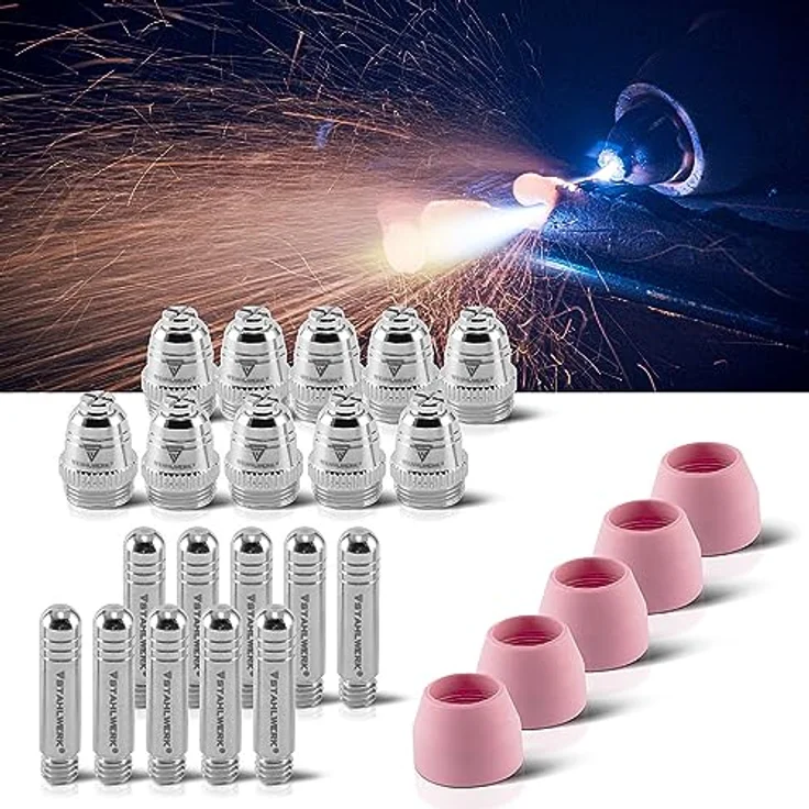 Stahlwerk AG-60 Plasmazubehör Verschleißteile für AG-60/SG-55 CUT Set 25-teilig (5070) – Bild 5