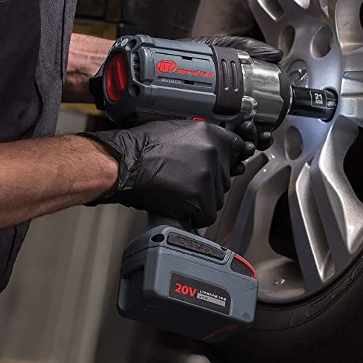 Ingersoll-Rand Akku Schlagschrauber Set W7152-K22B-EU, mit 1.360 Nm Drehmoment und 2x Litium Ionen 20V Akkus 5,0 Ah im Werkzeugkoffer, Ratschenschlüsselset 1/2 Zoll inklusive Ladegerät – Bild 3