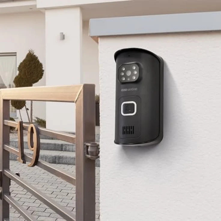 SCS Sentinel PVS0010, Schnurloses Videotelefon mit 150 m Reichweite, 2,4-Zoll-Farbmonitor, 10 Stunden Batterielaufzeit, wetterfeste Außenplatine, 3 Jahre Garantie – Bild 3