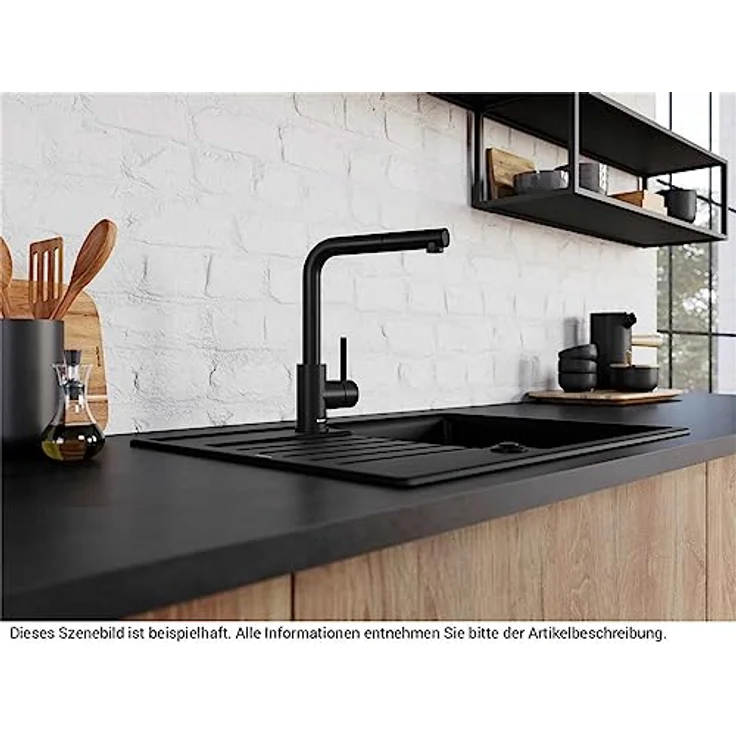Blanco Küchenarmatur MILA Rohrauslauf, Küchen-Mischbatterie mit modernem Design – Bild 2
