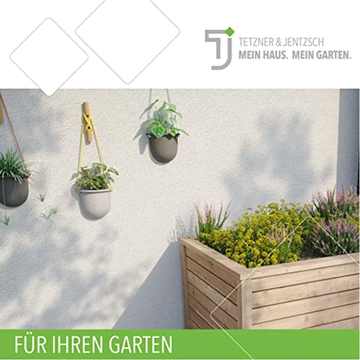 TETZNER & JENTZSCH VEIJLE-Hochbeet LÄRCHE 125 x 80 x 85 cm, 650l inkl. Folieneinsatz I Blumenkasten mit vorgefertigten Wandelementen für den Garten I Pflanzkübel groß außen aus Holz – Bild 2