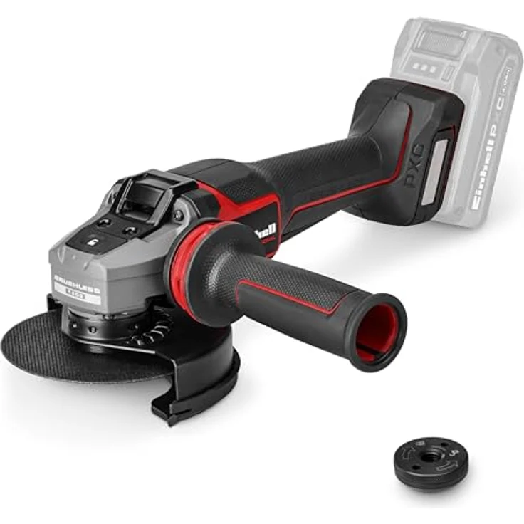 Einhell Professional Akku-Winkelschleifer TP-AG 18/125-13 Q P BL-Solo, bürstenlos mit 10.000 U/min und Paddelschalter für maximale Sicherheit – Bild 1