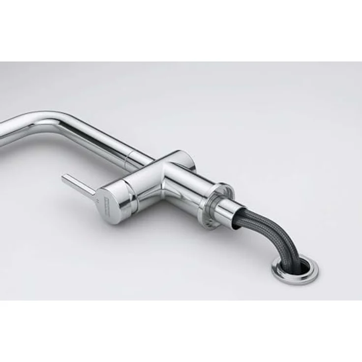 FRANKE Küchenarmatur Active L Window, Festauslauf Hochdruck, chrom, umlegbar, 180° schwenkbar, wassersparend – Bild 5