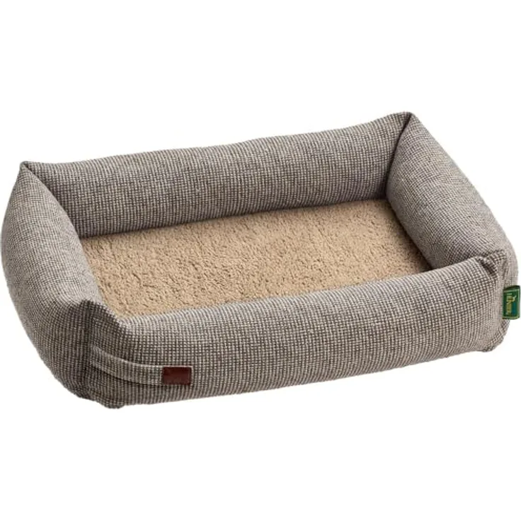 HUNTER Orthopädisches Hundesofa Trosa, beige, Größe S mit Memoryschaum und waschbarem Bezug