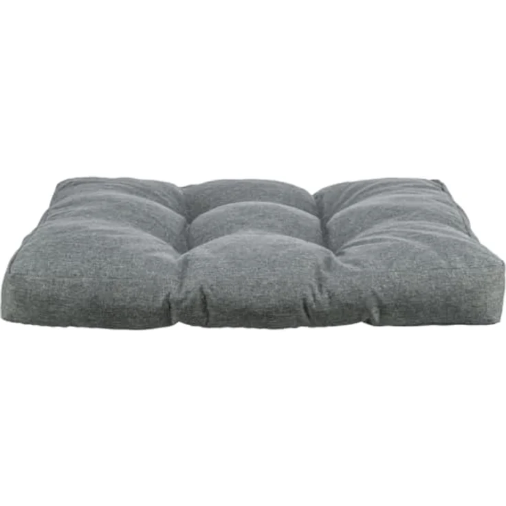 TRIXIE Hundekissen NIO, 75 x 60cm, weiches Hundebett in Dunkelgrau, wasserabweisend, rutschfester Boden, abnehmbarer Bezug für drinnen & draußen – Bild 1