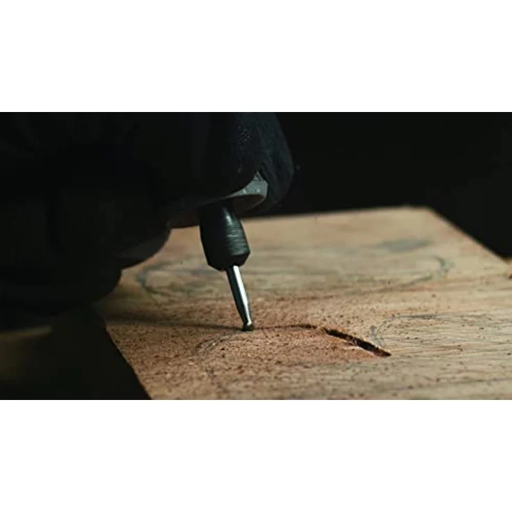 Dremel 9905 Wolfram Karbid Fräsmesser Rund (Zubehör für Multifunktionswerkzeug, Fräsmesser 3,2mm zum Fräsen von Fiberglas, Holz, Kunststoff, Gummi, Laminat, Weichmetall und Keramik-Wandfliesen) – Bild 4