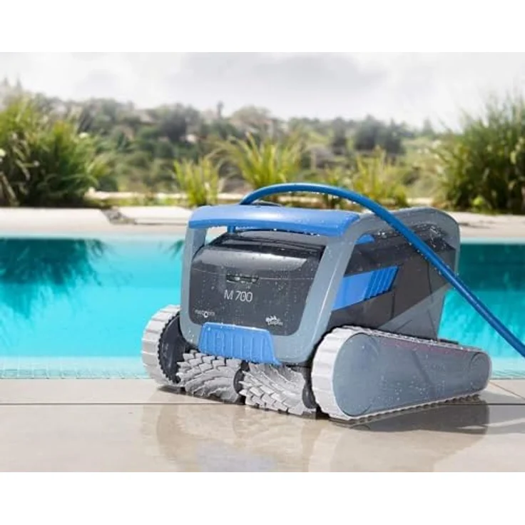 Dolphin M700 Poolroboter mit Spezial PVC Bürsten, gyroskopisches Navigationssystem, Powerstream-Mobilitätssystem, 18 Meter Kabellänge – Bild 5