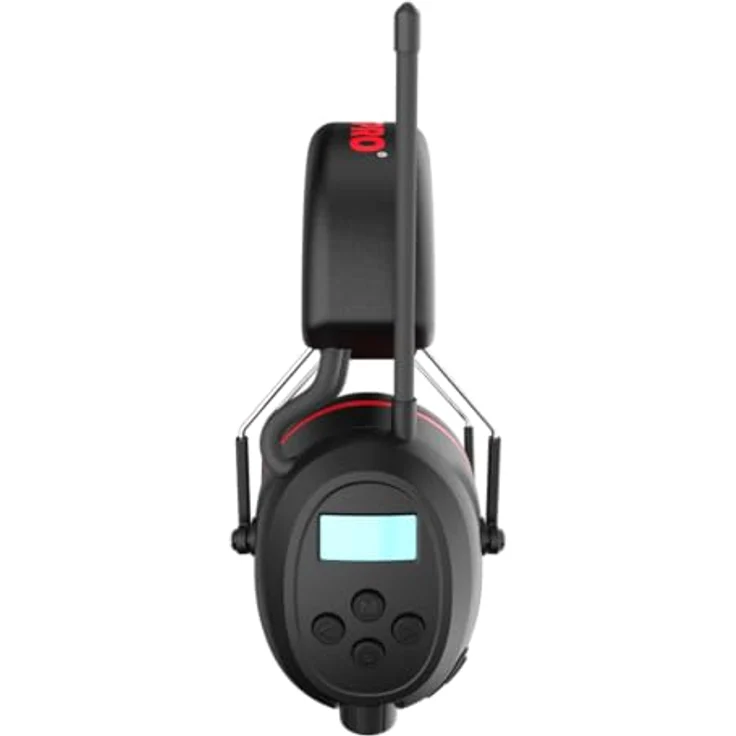 PerfectPro Earmuffs H-40, Gehörschutz mit DAB+/FM-Tuner, Bluetooth 5.3, 31 dB Geräuschreduzierung, USB-C, schwarz – Bild 5
