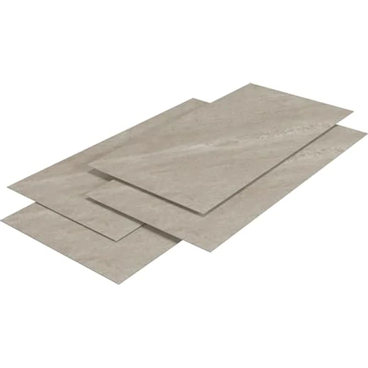Neu.Haus Duschkabine + Duschwand Lumparland, Natursteinoptik, 120 x 60 cm, Kürzbar, PVC, Cream Stone – Bild 6