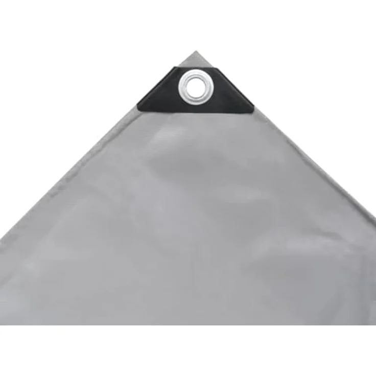 vidaXL Abdeckplane 650 g-m² 4x5 m Grau – Bild 5