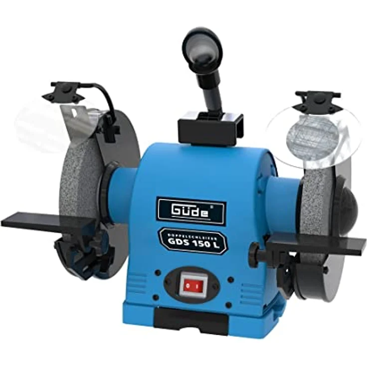 Güde Doppelschleifer »GDS 150.1 L«, 350 W Elektromotor, 150 mm Schleifscheiben, blau/schwarz – Bild 1