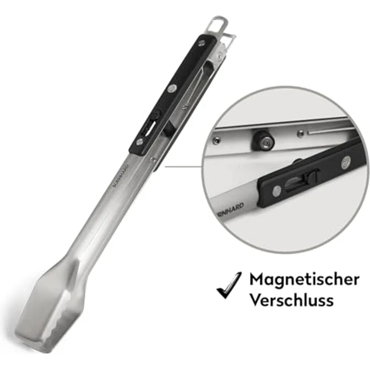 BUrnhard Grillbesteck Edelstahl 4-tlg. – Bild 3