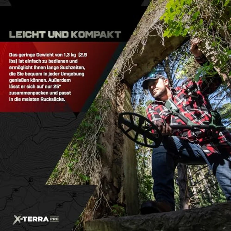 Minelab X-Terra Pro, Metalldetektor mit 6 Suchmodi, wasserdicht bis 5 Meter, umschaltbare Frequenzen 5, 8, 10 und 15 kHz – Bild 5