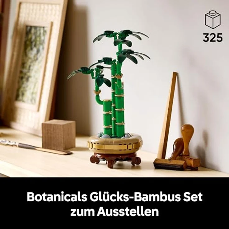 LEGO Botanicals Glücks-Bambus, Kunstpflanze - Bauset für Erwachsene - Geschenkidee zum Valentinstag, Grün – Bild 3