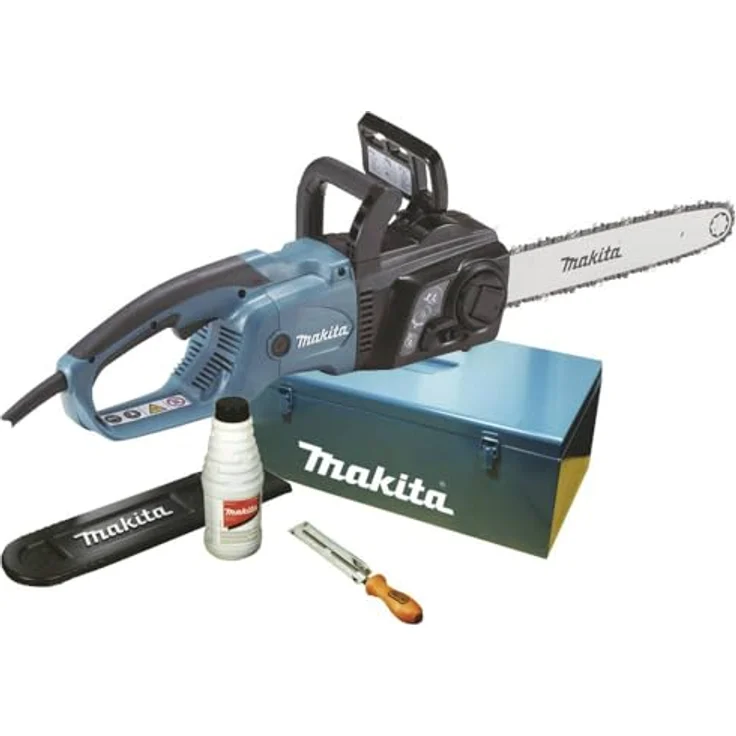 Makita Elektro-Kettensäge 35 cm, (mit Zubehör im Koffer), UC3551AK – Bild 2