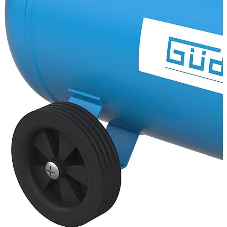 Güde Profi Kompressor 580/10/100 H 400V 100l 10bar 3000W 580l 2 Zylinder, luftstarker Kompressor mit 480 l/min Ansaugleistung, 8-10 bar Druckbereich, blau – Bild 5
