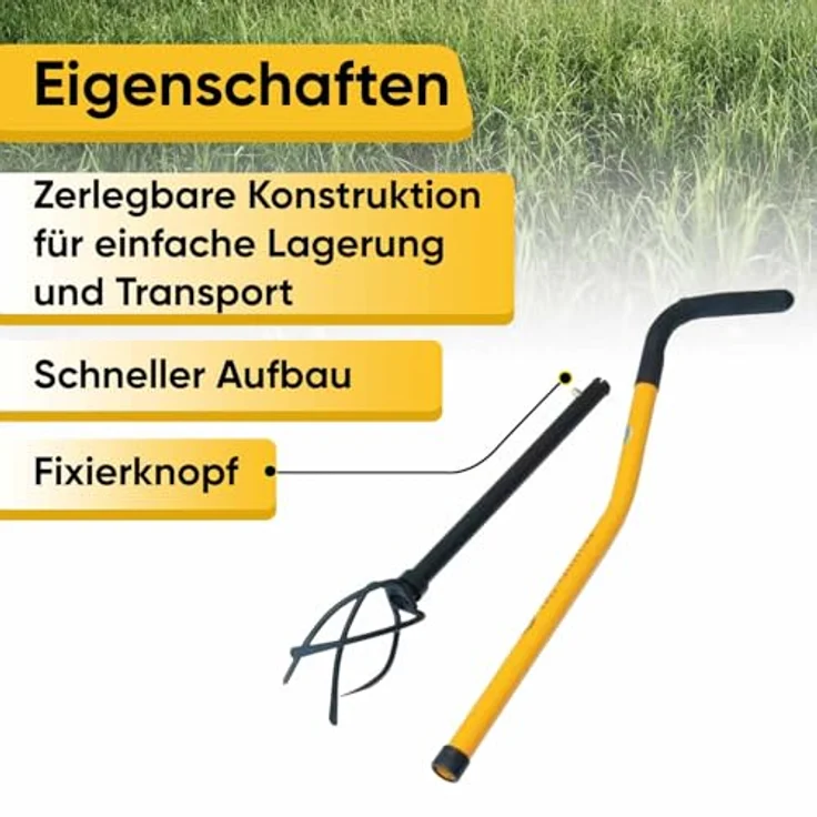 TORNADICA Manueller Kultivator und kleine Gartenkralle aus einer Hand – Bild 5