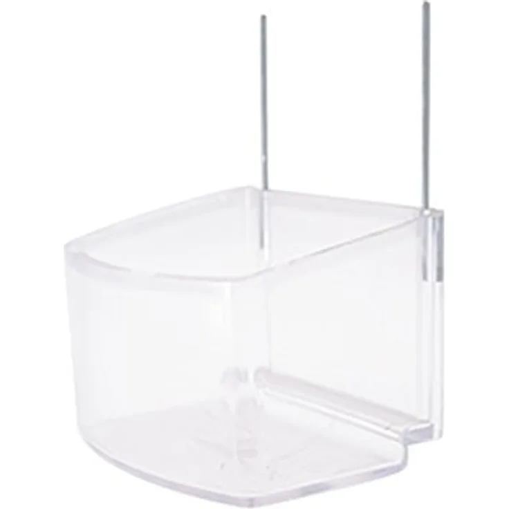 Beeztees 800241 Napf für Meerschweinchen, 9 x 7 x 7 cm, transparent