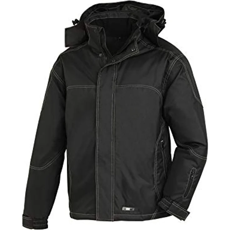 Texxor Arbeitsjacke ASPEN, Herren Winterjacke, wind- und wasserdicht, schwarz, Größe M – Bild 2