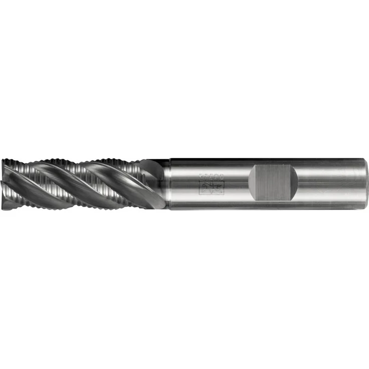 PFERD TOOLS Vollhartmetallfräser 23000351, 63mm Länge, 20mm Arbeitslänge, Schaftdurchmesser 8mm, universeller Einsatz, Schruppverzahnung