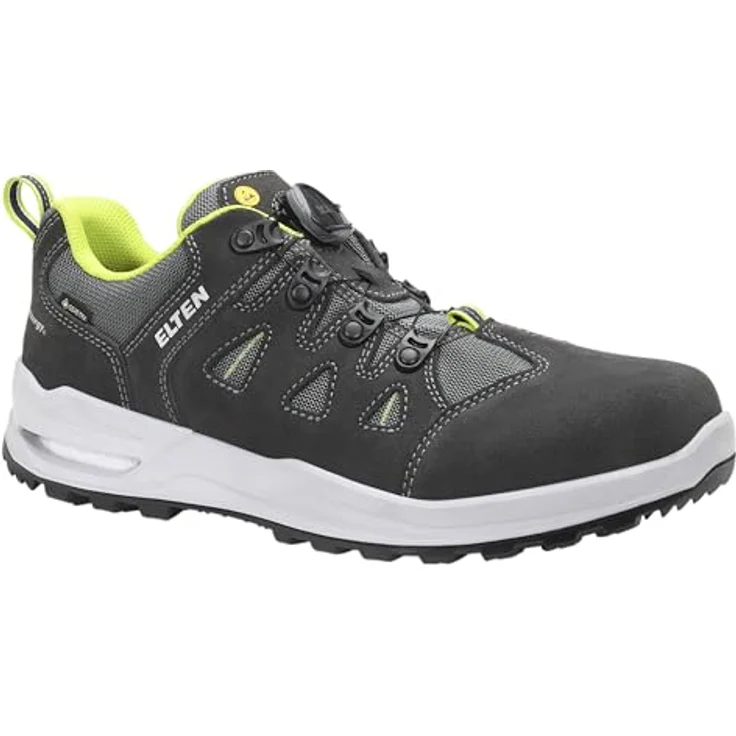GCS ELTEN Berufshalbschuh RILEY XXF BOA GTX, Sicherheitsschuh grau-lime, Low ESD O2 WR CI, Gr. 44 – Bild 1