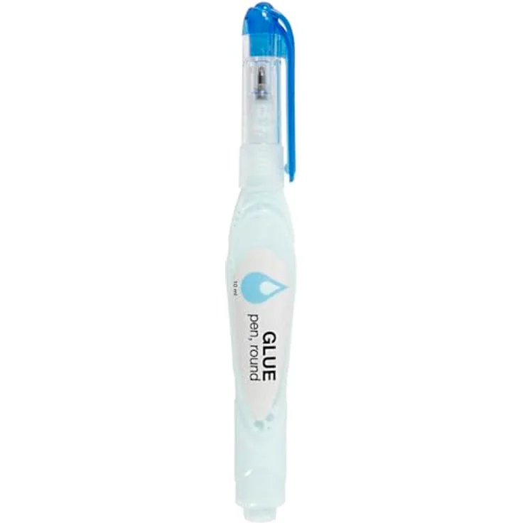 creativ company Bastelkleber Klebestift mit Kugelspitze, 10 g, präziser Auftrag für Papier und Karton, transparent trocknend – Bild 1