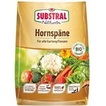 Substral Naturen Bio Hornspäne, 5kg Organischer Dünger, Nährstoffreich und Chloridarm für Garten und Balkon, grün