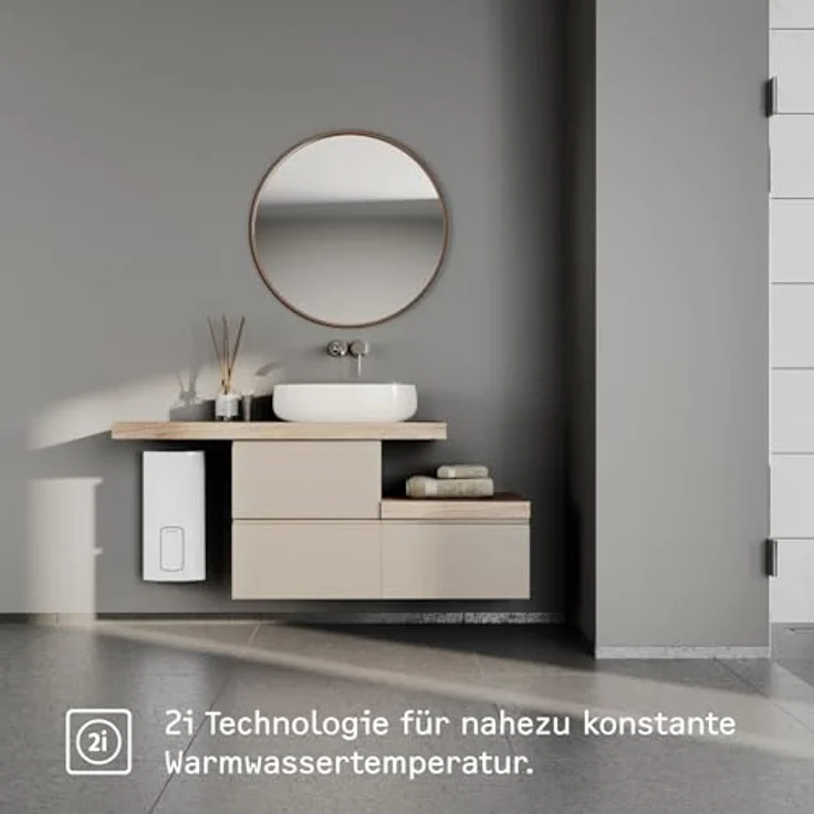 STIEBEL ELTRON HDB-E 18/21/24 Trend, Elektronischer Durchlauferhitzer mit 2i-Technologie, einstellbarer Wunschtemperatur, energiesparend, 204209 – Bild 2