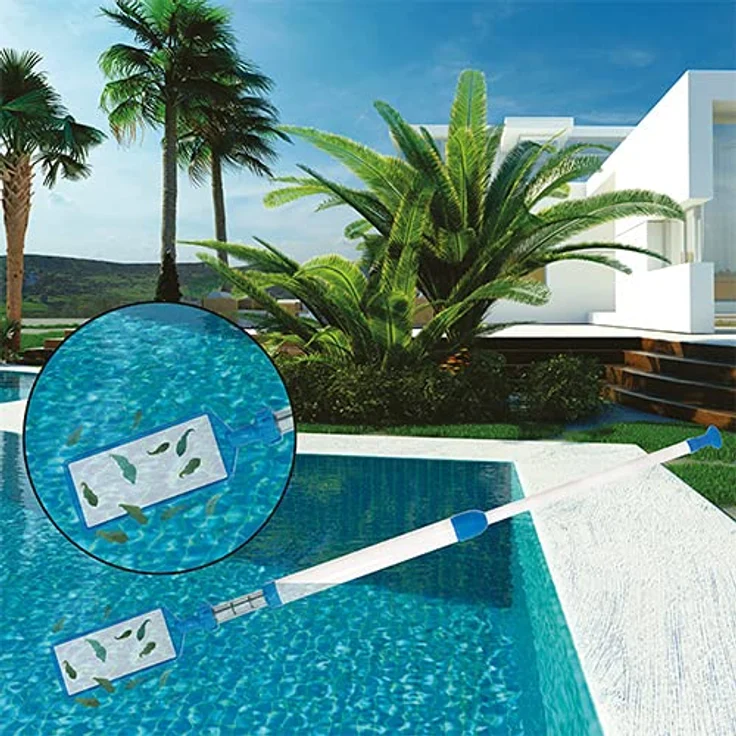 MAUK Manueller Jet Vacuum Pool-Reiniger mit eingebautem Filter, 1,98 m, kein Strom/Schlauch nötig – Bild 8