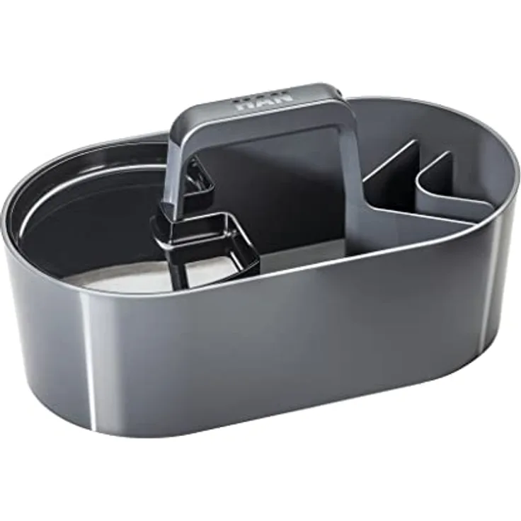 HAN Toolbox LOFT mit 4 Fächern, herausnehmbarer Ablageschale und Tragegriff, granite grey, 1200-19