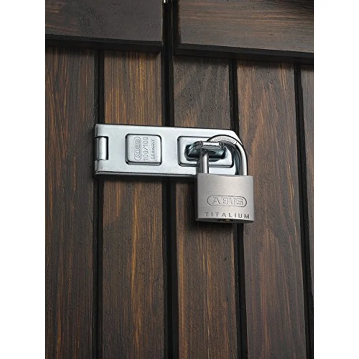 ABUS Vorhängeschloss Titalium 64TI/40 + HB63 - 3er Set, gleichschließend - Kellerschloss mit Schlosskörper aus Spezial-Aluminium - gehärteter Stahlbügel - ABUS-Sicherheitslevel 5 – Bild 3