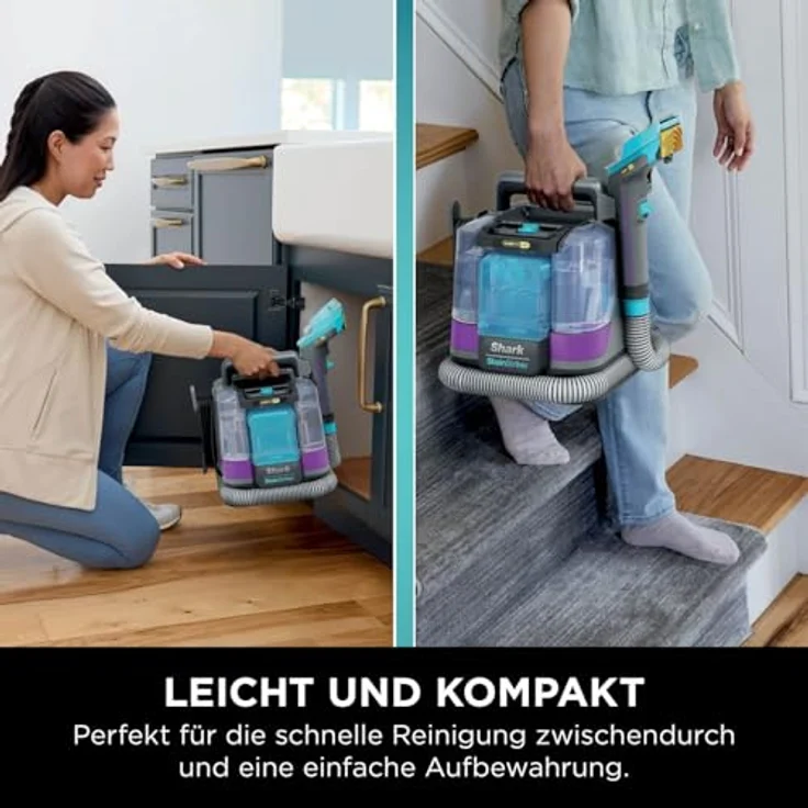 Shark Multi-Sauger PX250EUT, leistungsstarker Nass- und Trockensauger mit HairPro Pet-Technologie für die effektive Entfernung von Tierhaaren und Flecken – Bild 9