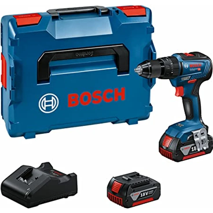 Bosch Professional GSB18V55 GSB 18V-55 Akku Schlagbohrschrauber 2x 3,0Ah – Bild 2
