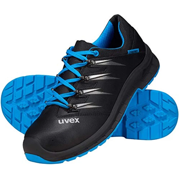Uvex unisex S3 Sicherheitsschuhe 69342, antistatisch, wasserabweisend, schwarz, Größe 49 – Bild 1