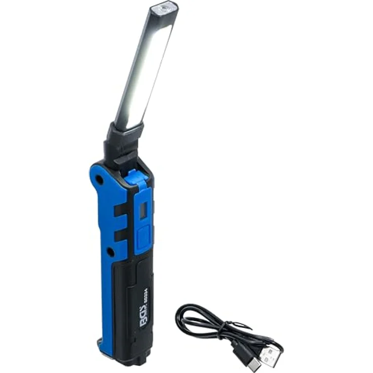 BGS 85334 | Akku-Knicklampe | COB-LED | 5W | mit Haken zum Aufhängen & Magnet am Lampenfuß | Arbeitsleuchte – Bild 2