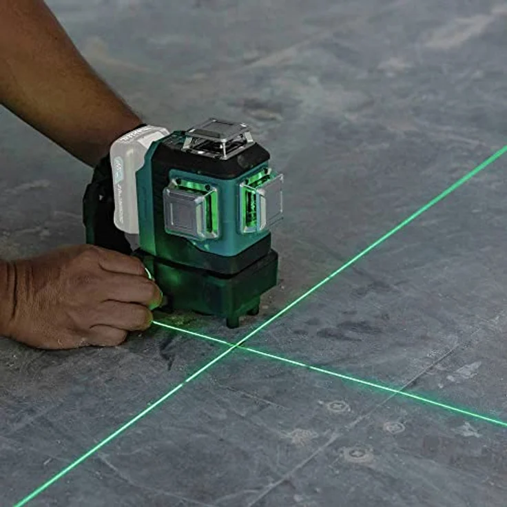 Makita SK700GD Akku-Multi Linienlaser 12V max. (ohne Akku, ohne Ladegerät) in Transporttasche, Natur – Bild 4