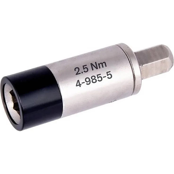 BERNSTEIN TOOLS FOR ELECTRONICS Drehmomentschlüssel Drehmoment-Adapter 2.5Nm für 1/4″, präzise und genau, für 20.000 Klicks, blau