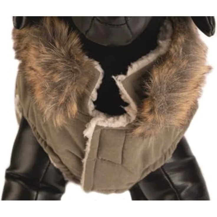 Designed by Lotte Hundemantel Philos (XXL, wasserfest, Schafsfell, Knebelknöpfe), Hundebekleidung – Bild 7