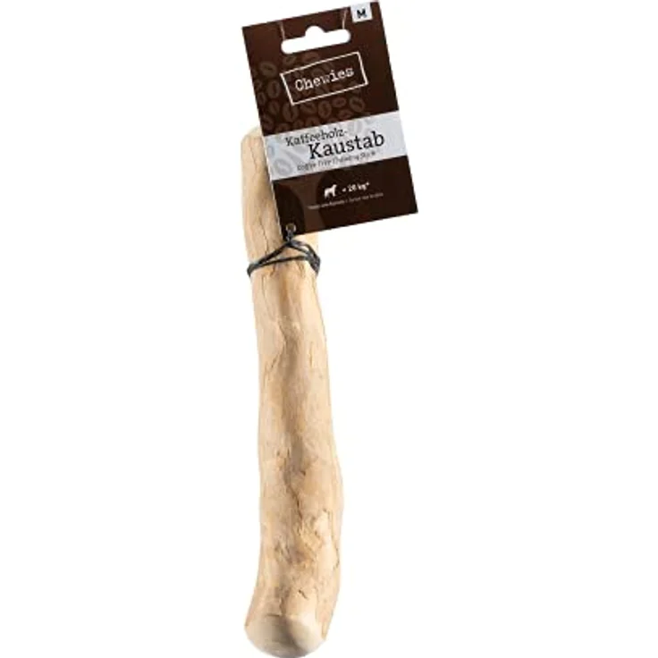 Chewies Kaffeeholz Kaustab für Hunde - Kauknochen Hunde-Spielzeug - 100 % natürliches Hundezubehör risikoarm & langlebig - Größe M: Für Hunde bis 20 kg Körpergewicht, 1er Pack – Bild 2