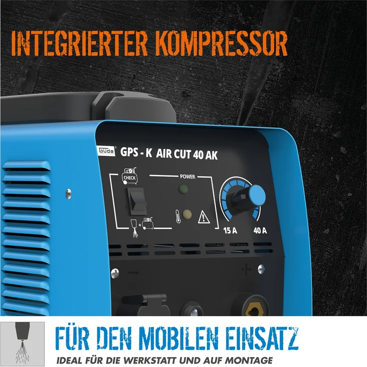 GÜDE Plasmaschneider Plasma Cutter Plasmaschneidgerät GPS-K AIR CUT 40 AK – Bild 5