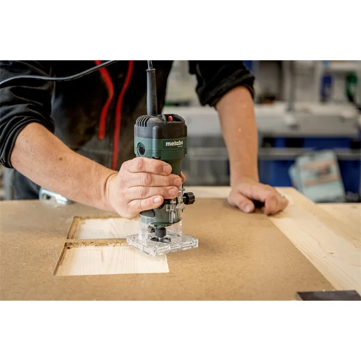 Metabo Kantenfräse FM 500-6 Oberfräse Holz Hand Fräse Einhandfräse 6 mm, 500 W – Bild 9