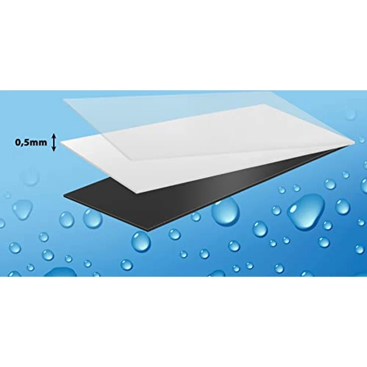 Poppstar wasserdichtes Klebeband transparent (10cm x 150cm) Waterproof Tape für Pool & Rohr-Abdichtung (Notfall-Reparaturband - Dichtungsband selbstklebend zum Abdichten unter Wasser) – Bild 3