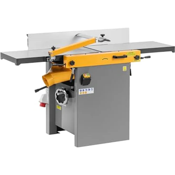 MSW Abricht- und Dickenhobel, Hobelmaschine mit 4000 W Motor, 225 mm Schneidblock, verstellbare Metallführung 45-90°